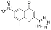 CAS 登录号:38243-76-4, 8-甲基-6-硝基-2-(2H-四唑-5-基)苯并吡喃-4-酮