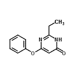 CAS 登录号：38249-49-9， 2-乙基-6-苯氧基-4(1H)-嘧啶酮