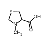CAS#: 38254-70-5, 3-Methyl-1,3-Thiazolidine-4-Carboxylic Acid
