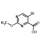 CAS#: 38275-37-5, 5-Bromo-2-Methoxy-4-Pyrimidinecarboxylic Acid