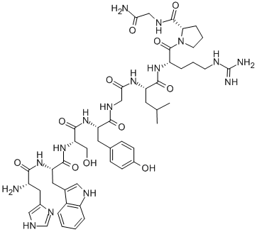 CAS 登录号：38280-53-4， 1-去(5-氧代-L-脯氨酸)-促黄体激素-释放因子
