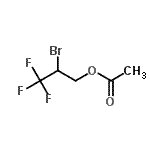 CAS#: 383-68-6, 2-Bromo-3,3,3-Trifluoropropyl Acetate