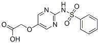 CAS 登录号：3833-55-4， 2-[2-(苯磺酰基氨基)嘧啶-5-基]氧基乙酸