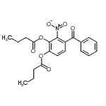CAS#: 383382-83-0, 4-Benzoyl-3-Nitro-1,2-Phenylene Dibutanoate