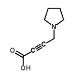 CAS 登录号：38346-98-4， 4-(1-吡咯烷基)-2-丁炔酸