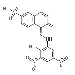 CAS#: 3838-30-0, (5Z)-5-[(2-Hydroxy-3,5-Dinitrophenyl)Hydrazono]-6-Oxo-5,6-Dihydro-2-Naphthalenesulfonic Acid