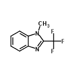 CAS 登录号：384-46-3， 1-甲基-2-(三氟甲基)-1H-苯并咪唑