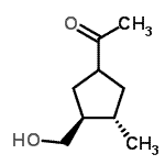 CAS#: 384378-14-7, 1-[(3S,4S)-3-(Hydroxymethyl)-4-Methylcyclopentyl]Ethanone