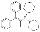 CAS 登录号：384842-24-4， 2-(二环己基膦基)-1,1-二苯基-1-丙烯