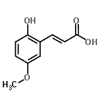CAS#: 38489-78-0, (2E)-3-(2-Hydroxy-5-Methoxyphenyl)Acrylic Acid