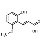 CAS#: 38489-79-1, (2E)-3-(2-Hydroxy-6-Methoxyphenyl)Acrylic Acid