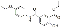 CAS 登录号：38507-91-4， 5-[(4-乙氧基苯基)氨基甲酰]-2-羟基苯甲酸乙酯