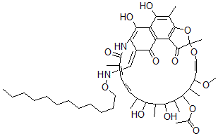 CAS#: 38546-31-5, 3-Formylrifamycin SV O-dodecyloxime