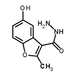 CAS#: 385795-87-9, 5-Hydroxy-2-Methyl-1-Benzofuran-3-Carbohydrazide