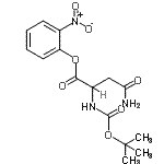 CAS#: 38605-58-2, 2-Nitrophenyl N<Sup>2</Sup>-{[(2-Methyl-2-Propanyl)Oxy]Carbonyl}Asparaginate