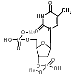 CAS#: 386229-77-2, Disodium 1-[2-deoxy-3,5-bis-O-(hydroxyphosphinato)pentofuranosyl]-5-methyl-2,4(1H,3H)-pyrimidinedione