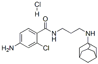 CAS 登录号：38646-27-4， N-[3-(1-金刚烷基氨基)丙基]-4-氨基-2-氯苯甲酰胺盐酸盐