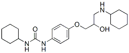 CAS 登录号：38651-95-5， 1-环己基-3-[4-[3-(环己基氨基)-2-羟基丙氧基]苯基]脲