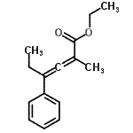 CAS 登录号：38701-07-4， 乙基2-甲基-4-苯基-2,3-己二烯酸酯