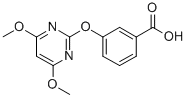 CAS 登录号：387350-58-5， 3-[(4,6-二甲氧基-2-嘧啶基)氧基]-苯甲酸