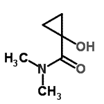 CAS 登录号：387845-36-5， 1-羟基-N,N-二甲基环丙烷甲酰胺
