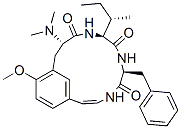 CAS 登录号：38840-25-4， (3S,6S,9S,12Z)-6-[(2S)-丁烷-2-基]-3-二甲基氨基-17-甲氧基-9-(苯基甲基)-5,8,11-三氮杂双环[12.3.1]十八碳-1(17),12,14(18),15-四烯-4,7,10-三酮