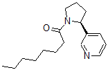CAS 登录号：38854-10-3， 1-[(2S)-2-吡啶-3-基吡咯烷-1-基]辛烷-1-酮