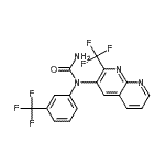 CAS#: 388565-53-5, 1-[2-(Trifluoromethyl)-1,8-Naphthyridin-3-Yl]-1-[3-(Trifluoromethyl)Phenyl]Urea