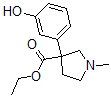 CAS#: 38906-58-0, Ethyl 3-(3-Hydroxyphenyl)-1-Methylpyrrolidine-3-Carboxylate