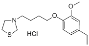 CAS 登录号：38914-46-4， 3-[4-(4-乙基-2-甲氧基苯氧基)丁基]-1,3-噻唑烷盐酸盐