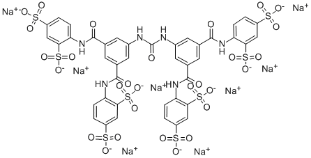 CAS 登录号：389142-38-5， 4,4',4'',4'''-[羰基二[亚氨基-5,1,3-苯三基二(羰基亚氨基)]]四-1,3-苯二磺酸