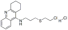 CAS#: 38915-04-7, N-[3-(2-Chloroethylsulfanyl)Propyl]-1,2,3,4-Tetrahydroacridin-9-Amine Hydrochloride