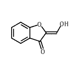 CAS 登录号：389579-63-9， (2Z)-2-(羟基亚甲基)-1-苯并呋喃-3(2H)-酮