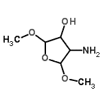 CAS#: 38961-59-0, 4-Amino-2,5-Dimethoxytetrahydro-3-Furanol