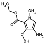 CAS#: 389615-05-8, Ethyl 4-Amino-3-Methoxy-1-Methyl-1H-Pyrrole-2-Carboxylate