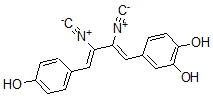 CAS 登录号：38965-69-4， 4-[(1Z,3Z)-4-(4-羟基苯基)-2,3-二异氰基丁-1,3-二烯基]苯-1,2-二醇