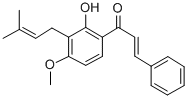 CAS 登录号：38965-77-4， (E)-1-[2-羟基-4-甲氧基-3-(3-甲基丁-2-烯基)苯基]-3-苯基丙-2-烯-1-酮