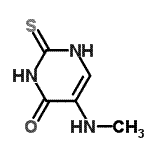 CAS 登录号：389799-44-4， 5-(甲基氨基)-2-硫代-2,3-二氢-4(1H)-嘧啶酮