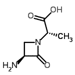 CAS#: 389806-13-7, (2S)-2-[(3S)-3-Amino-2-Oxo-1-Azetidinyl]Propanoic Acid