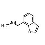 CAS#: 389806-25-1, 1-(1-Benzofuran-7-Yl)-N-Methylmethanamine