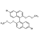 CAS#: 389867-61-2, 6,6'-Dibromo-2,2'-Bis(Methoxymethoxy)-1,1'-Binaphthalene