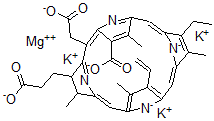 CAS 登录号：39011-07-9， 钾叶绿酸A