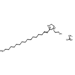 CAS 登录号：39043-53-3， 2-(1-十七碳烯-1-基)-1-(2-羟基乙基)-4,5-二氢-1H-咪唑-1-鎓乙酸盐