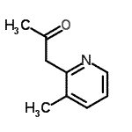 CAS 登录号：39050-03-8， 1-(3-甲基-2-吡啶基)丙酮