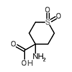 CAS#: 39124-27-1, 4-Aminotetrahydro-2H-Thiopyran-4-Carboxylic Acid 1,1-Dioxide