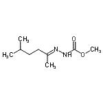 CAS 登录号：391253-73-9， 甲基(2E)-2-(5-甲基-2-己烷亚基)肼羧酸酯