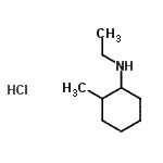 CAS 登录号：39190-90-4， N-乙基-2-甲基-环己胺盐酸盐