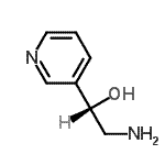 CAS 登录号：391906-08-4， (1S)-2-氨基-1-(3-吡啶基)乙醇