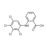 CAS#: 39191-47-4, 2-[(2,3,4,5-Tetrachlorophenyl)Amino]Benzoic Acid