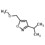 CAS#: 392312-48-0, 3-Isopropyl-5-(Methoxymethyl)-1,2-Oxazole